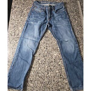 American Eagle Men's Slim Straight Jean Medium Indigo Size 28x30 (HL255)